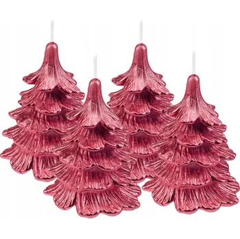 Svíčka Dekorativní parafinová svíčka bez vůně Drobo 4 ks