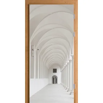 Fototapeta Fototapeta samolepící na dveře – chodba s kolonádou