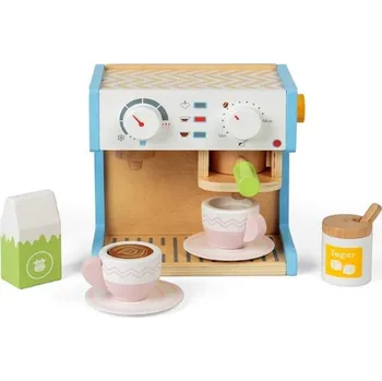 Hračka BIGJIGS Dřevěný kávovar