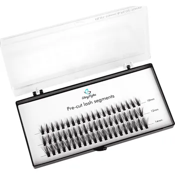 Umělé řasy GloryStyles Segmentové řasy DI10 multipack