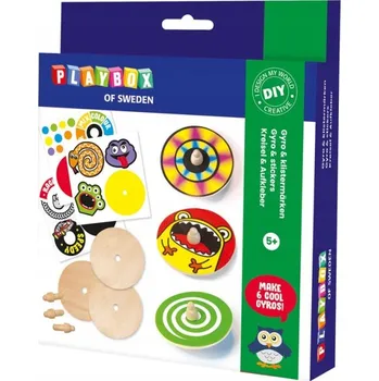 kreativní sada Kreativní sada DIY DŘEVĚNÝ GYROSKOP 5+