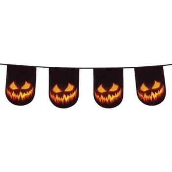 Girlanda na Halloween – strašidelná dýně, DLOUHÁ 6 m