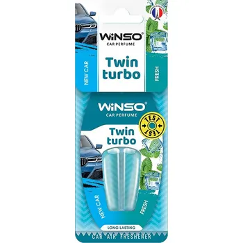 Vůně do auta Osvěžovač vzduchu do auta Twin Turbo WINSO - Nové auto & Svěží