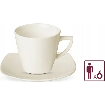 Gerlach MODERN Sada šálků s podšálky 12 ks / pro 6 osob