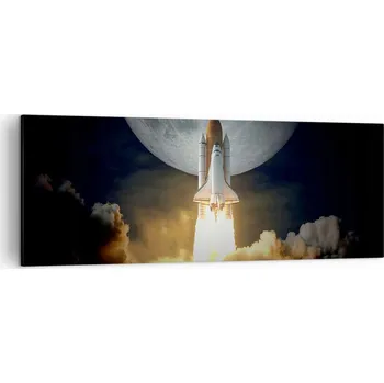 Obraz Foto obraz na plátně canvas 140x50 měsíc obývák ložnice na zeď velký