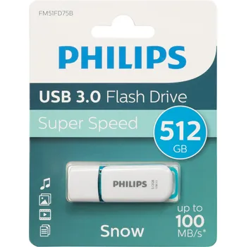USB flash disk FLASH DISK PHILIPS SNOW EDITION 512 GB USB 3.0