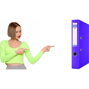 Segregátor DONAU Master, PP, A4/50 mm, fialový