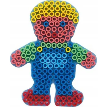 Dětské navlékací korálky Korálky Hama Maxi - podložka pro chlapce 8208