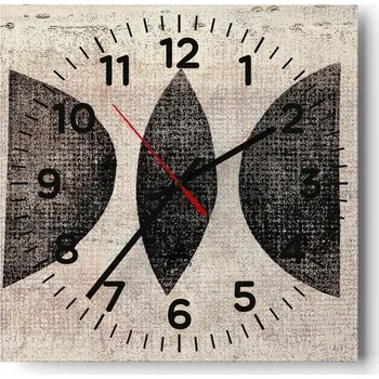 Hodiny Nástěnné hodiny do obýváku 40x40 Abstrakce Tiché hodiny Skleněné hodiny Bez hlučnosti