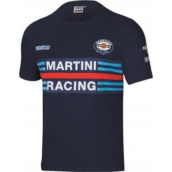 Moto bunda Závodní tričko Sparco Martini, tmavě modré, vel XXXL