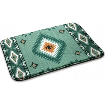 Koberec Měkký Moderní Běhoun Koberec do Obývacího Pokoje Geometrický Vzor 90x60 cm