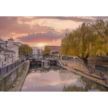 Obraz Plakát Kanál Regent na trhu Camden bez rámu 66,5 x 46,5 cm