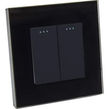vypínač Dvojitý vypínač Klasik B-line černý KP-1100013