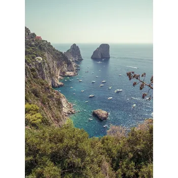 Obraz Plakát Capri 5 bez rámu 20,5 x 28,4 cm