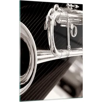 Obraz Obraz na skle do obýváku ložnice 50x70 hudba foto obrazy na zeď sklo