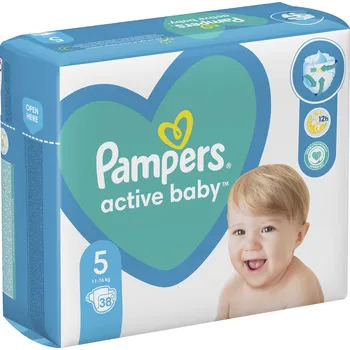 jednorázová plena Plenky Pampers Active Baby Velikost 5 38 ks