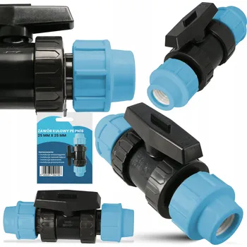 Vodovodní potrubí Kulový kohout TRCR PE PN16 25 mm x 25 mm