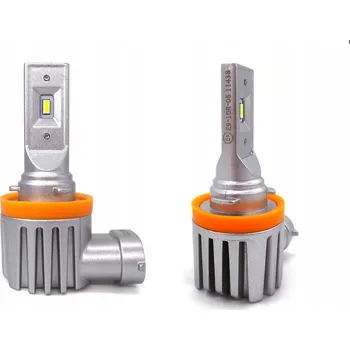 Autožárovka H11 LED žárovky 12-24V CANBUS s homologací, velmi snadná montáž 2ks