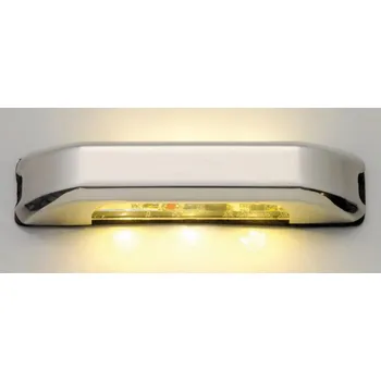 Nerezové LED stropní svítidlo s bílým světlem, dolní svícení