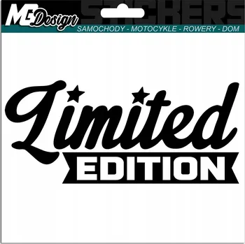 Samolepicí dekorace na vozidlo NÁLEPKA na auto MOTIV LIMITED EDITION 10x22cm