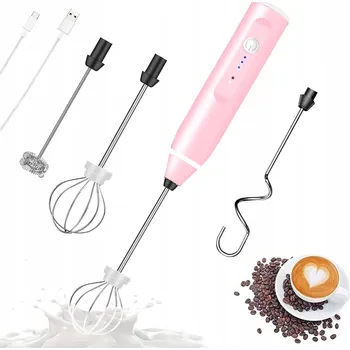 Šlehač mléka ELEKTRICKÝ NAPĚŇOVAČ MLÉKA ŠLEHAČ KÁVY MIXÉR