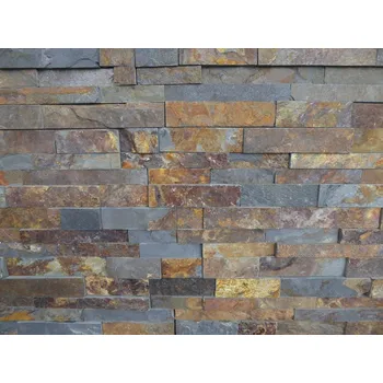 Obklad Přírodní obklad Břidlice Dark Rock 15x60 cm