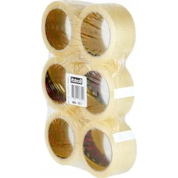 Lepicí páska Balicí páska Hot-Melt 371 50 mm x 66 m Průhledná
