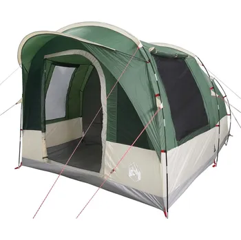 Stan OMAXI Kempingový stan tunel pro 3 osoby zelený nepromokavý 446564