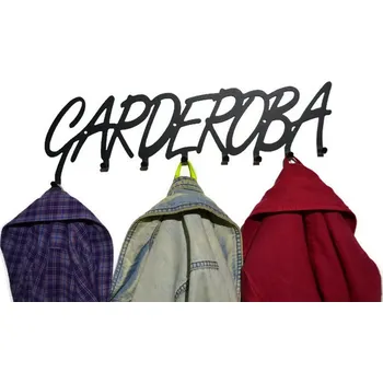 Věšák Šatna #2 - ČERNÁ - Věšák na oblečení 50 cm