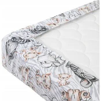 Prostěradlo PROSTĚRADLO DO POSTÝLKY S GUMOU na matrace 120x60 cm Bavlněné Polské