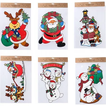 Vánoční dekorace Samolepka na okno Vánoční dekorace 31 x 47 cm