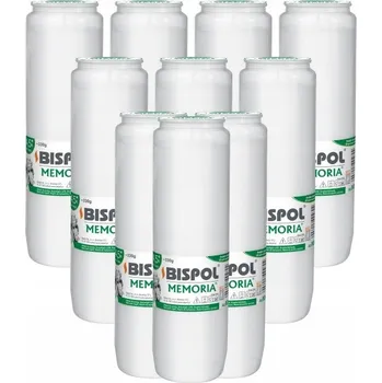 Svíčka Bispol Memoria olejová náplň do hřbitovních svíček, doba hoření 108 hodin, WO6 1 ks