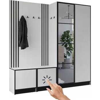 Šatní skříň Šatní skříň COSTA 21 bílá VZOR 1