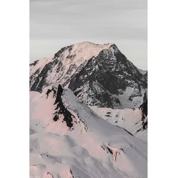 Obraz Plakát Alpy, Mont Blanc 3 bez rámu 20 x 30 cm