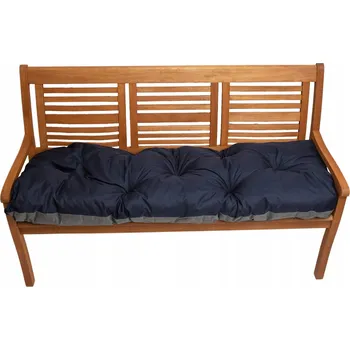 Podsedák Sedák na lavičku 120x60 cm, zahradní polštář, tmavě modrá