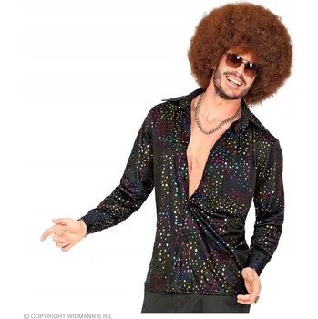 Karnevalový kostým Košile ve stylu disco 70. let S puntíky velikost S/M