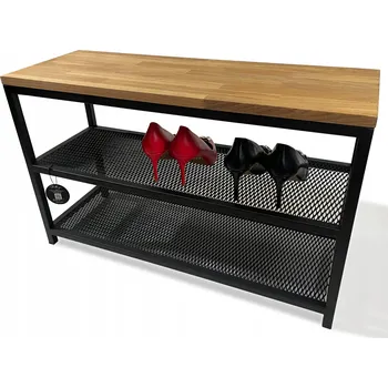 Botník Botník s sedátkem FLEXISTYLE 80 x 50 x 29 cm černý