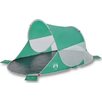 Stan OMAXI Plážový stan pro 2 osoby mořská zeleň pop-up nepromokavý 492615