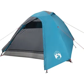 Stan OMAXI Kempingový stan kopule pro 3 osoby modrý nepromokavý 208001