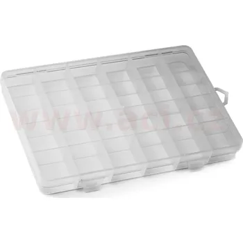 krabička na součástky 193x132x23mm 24 sekcí