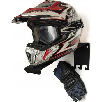 Věšák Držák / Věšák na motocyklová přilba / Helmu, MTB, Cyklistický, Kovový
