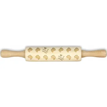 Váleček na těsto Americký buldok - malý váleček se vzorem psa, váleček na těsto pro děti