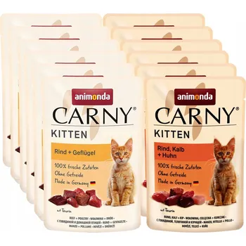 Krmivo pro kočku Animonda KOT Carny Kitten - MIX kapsička 85g x12