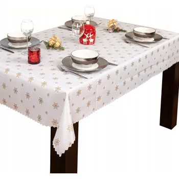 ubrus Vánoční ubrus Hvězda 120x180 cm SW13 zlatý