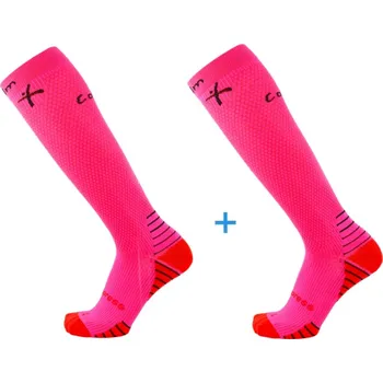 Dámské ponožky COLLM Kompresní podkolenky RUN PRO růžové 2páry Velikost: S/M EUR 37-39