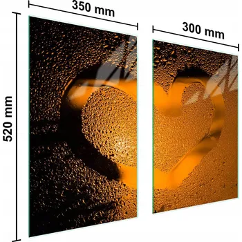 Kuchyňské prkénko Krájecí deska TMK ArtDeko sklo 2 ks