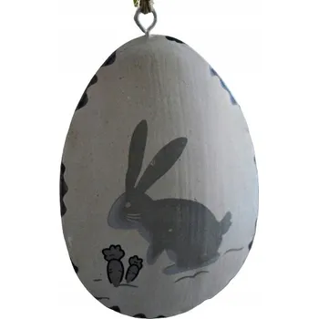 Velikonoční dekorace Velikonoční kovová závěsná dekorace vajíčko