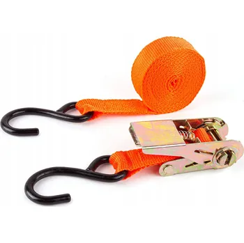 Upínací popruh PŘEPRAVNÍ POPRUH S RÁČNOU 4M UPEVŇOVACÍ