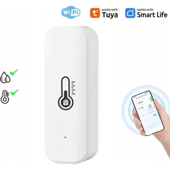 Senzor teploty a vlhkosti, WiFi Tuya, SMART HOME