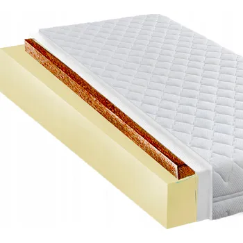 Matrace Pěnová Matrace 130x190x16 ortopedická kokosová H2 H3 tvrzená zpevněná